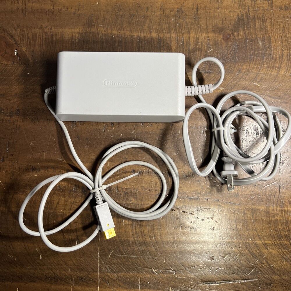 Nintendo Wii U Power Supply AC Adapter + AV Cables WUP-002